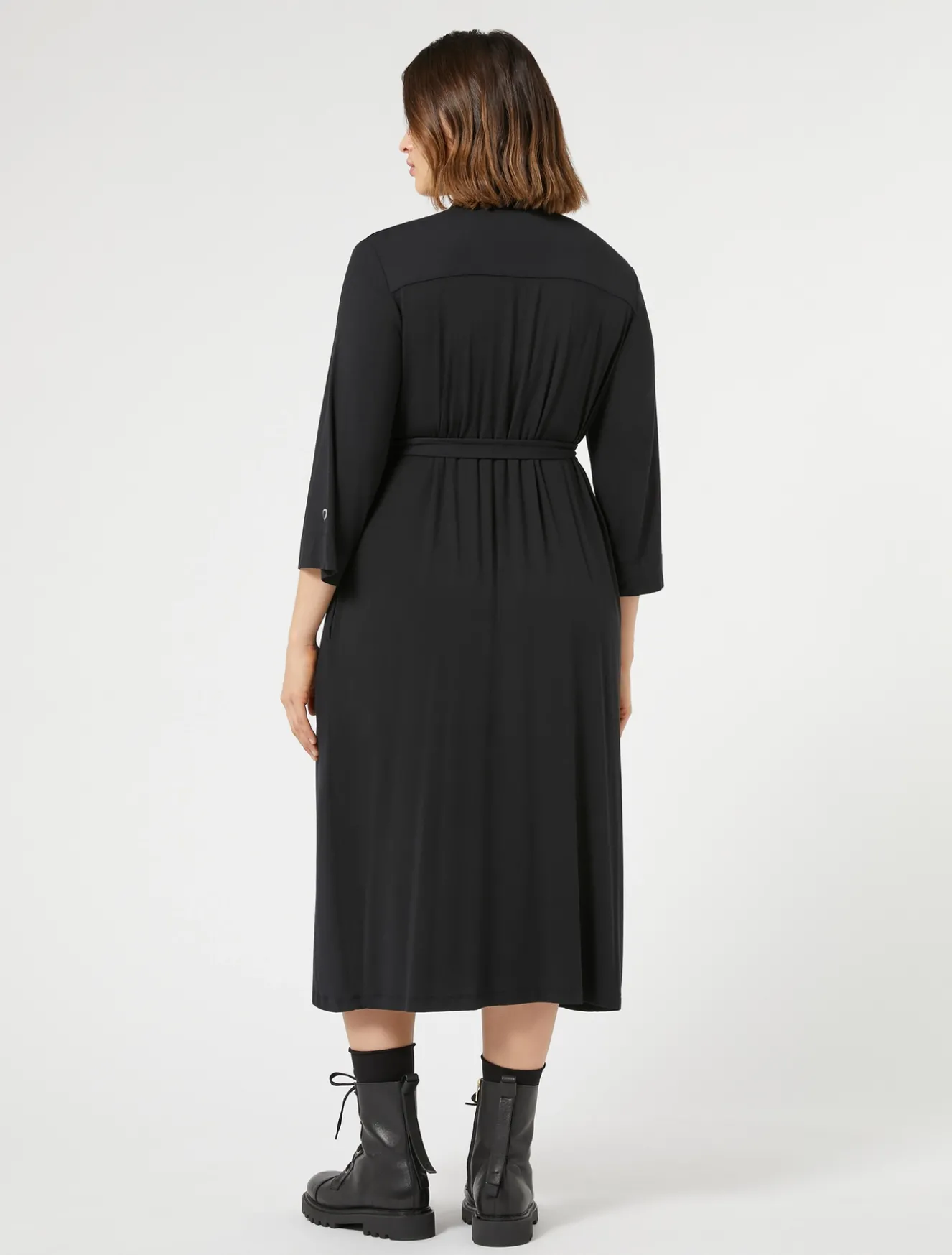 Abito chemisier in jersey