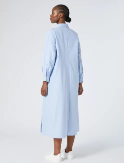 Abito chemisier in Oxford di cotone