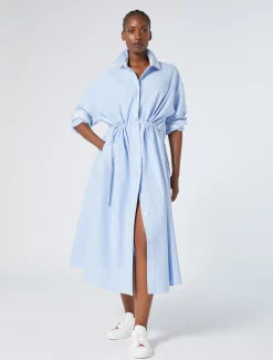 Abito chemisier in Oxford di cotone