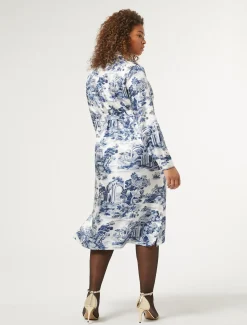 Abito chemisier in twill