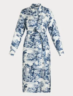 Abito chemisier in twill