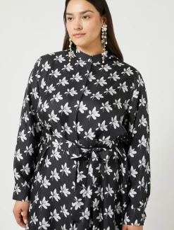 Abito chemisier in twill