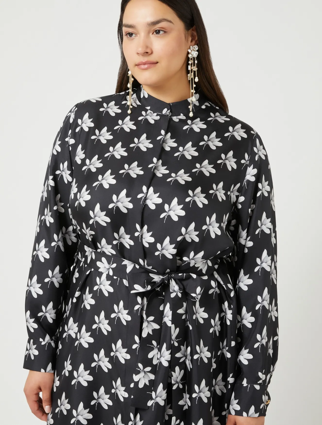 Abito chemisier in twill