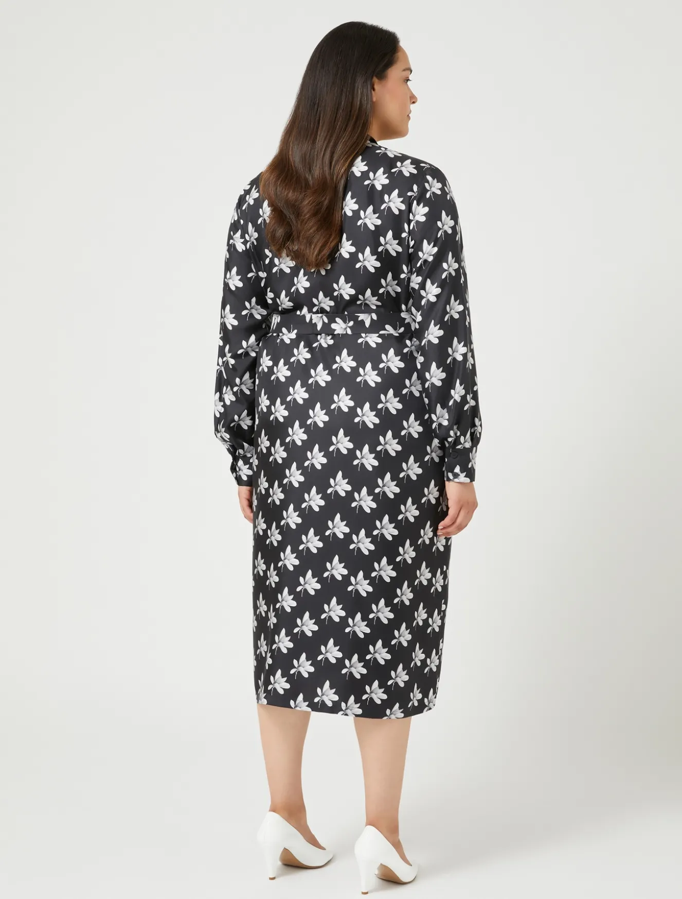 Abito chemisier in twill