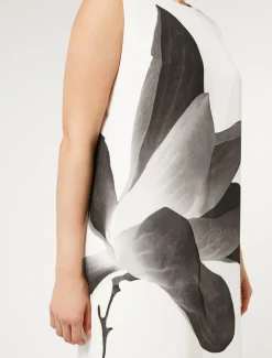 Abito in cady stampato