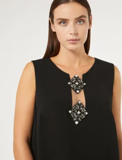 Abito in cady triacetato