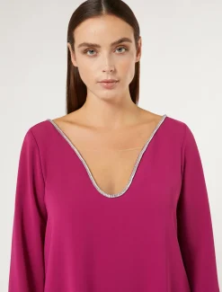 Abito in cady triacetato