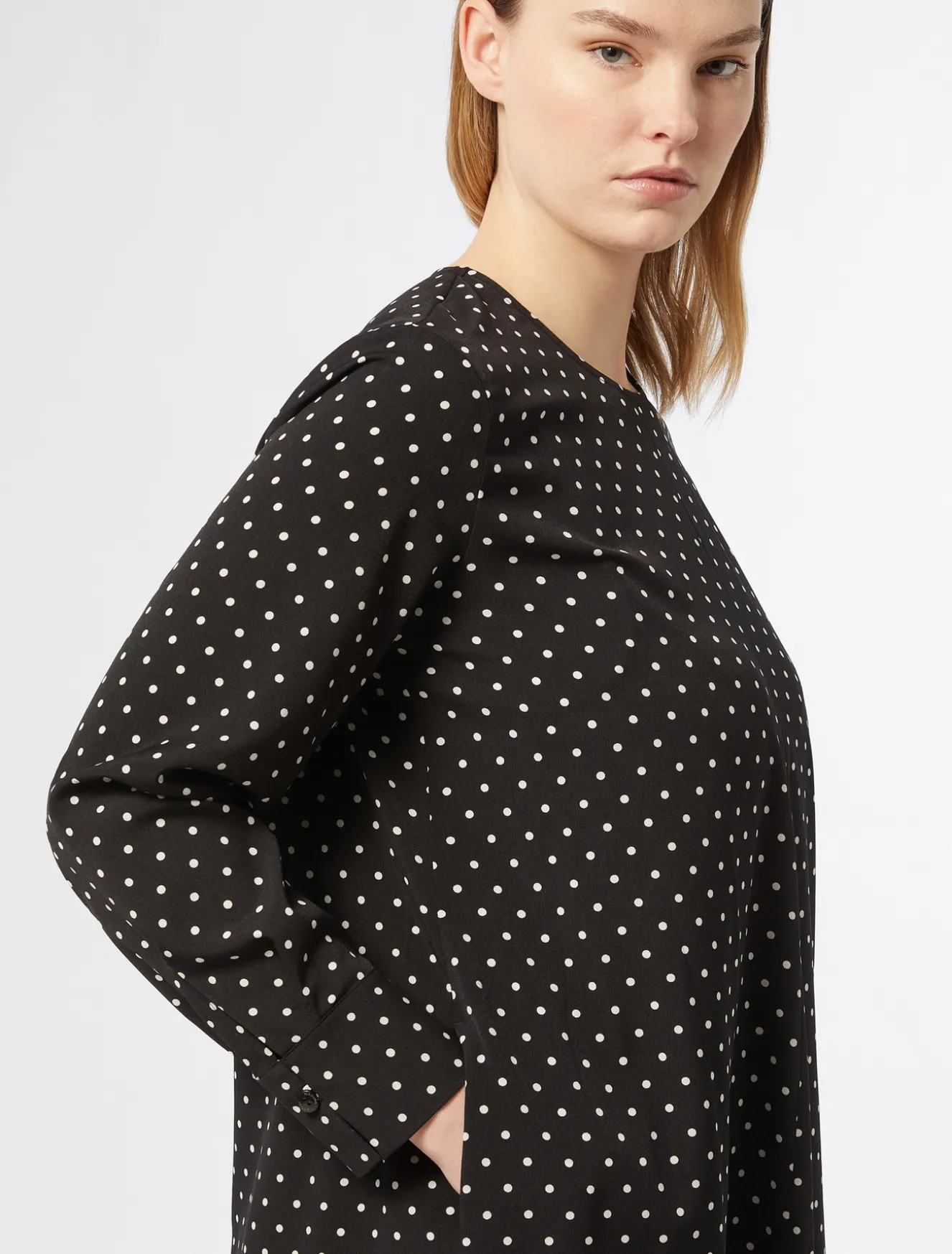 Abito in crêpe de Chine