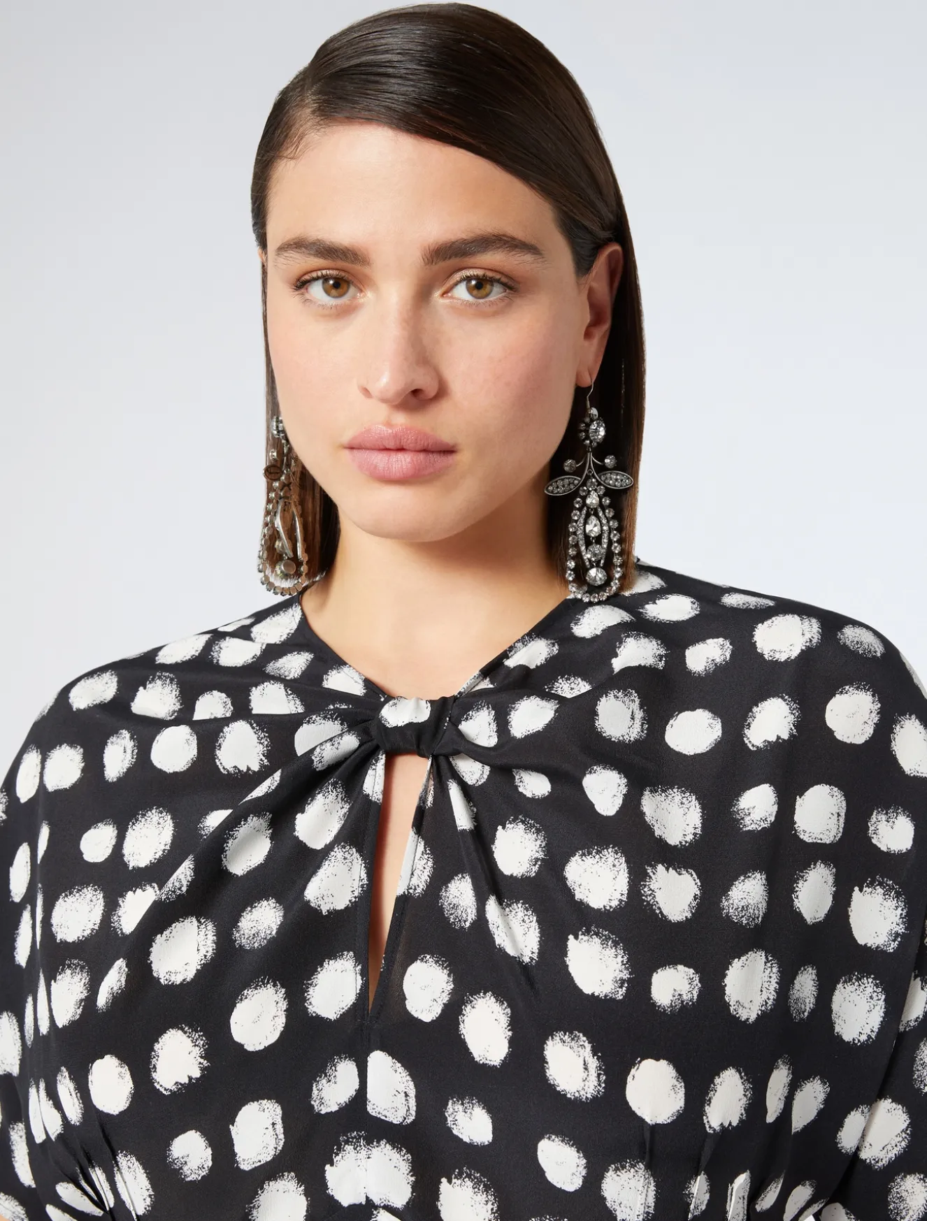 Abito in crêpe de Chine di seta