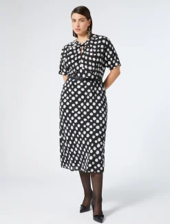 Abito in crêpe de Chine di seta