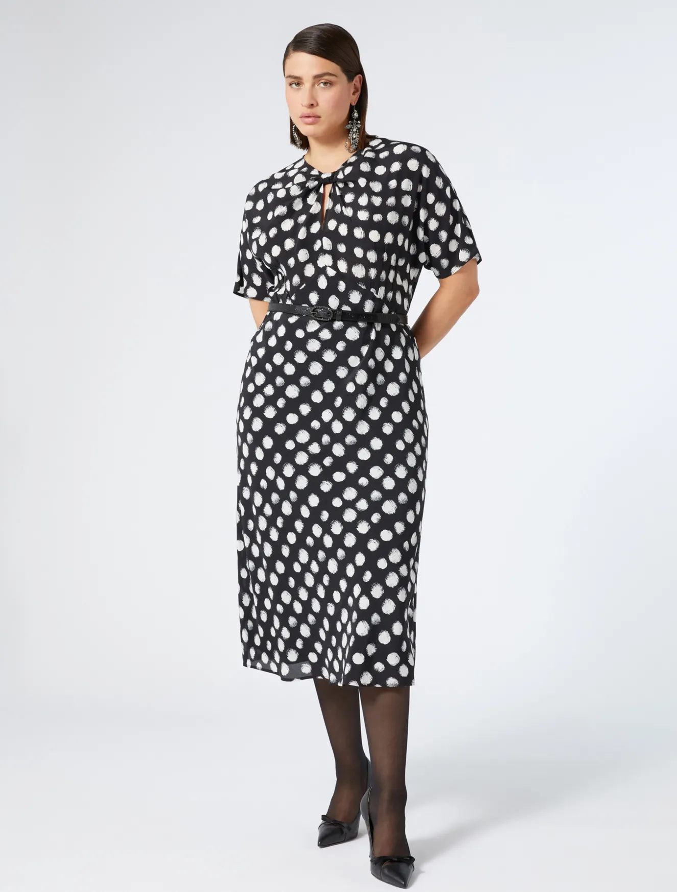 Abito in crêpe de Chine di seta