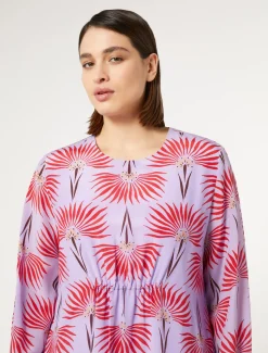 Abito in crêpe de Chine di seta