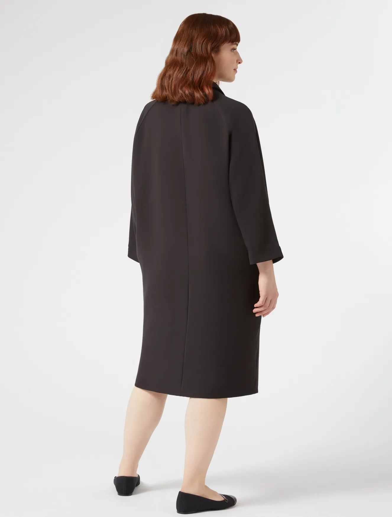 Abito in crêpe envers satin