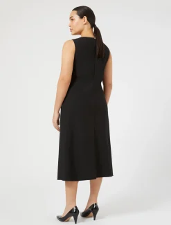 Abito in crêpe satin