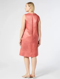 Abito in duchesse con stampa