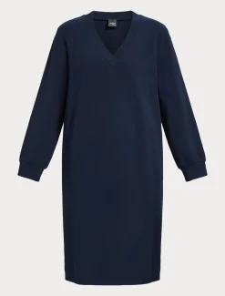 Abito in felpa di cotone stretch