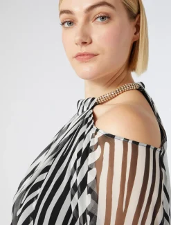 Abito in georgette di seta