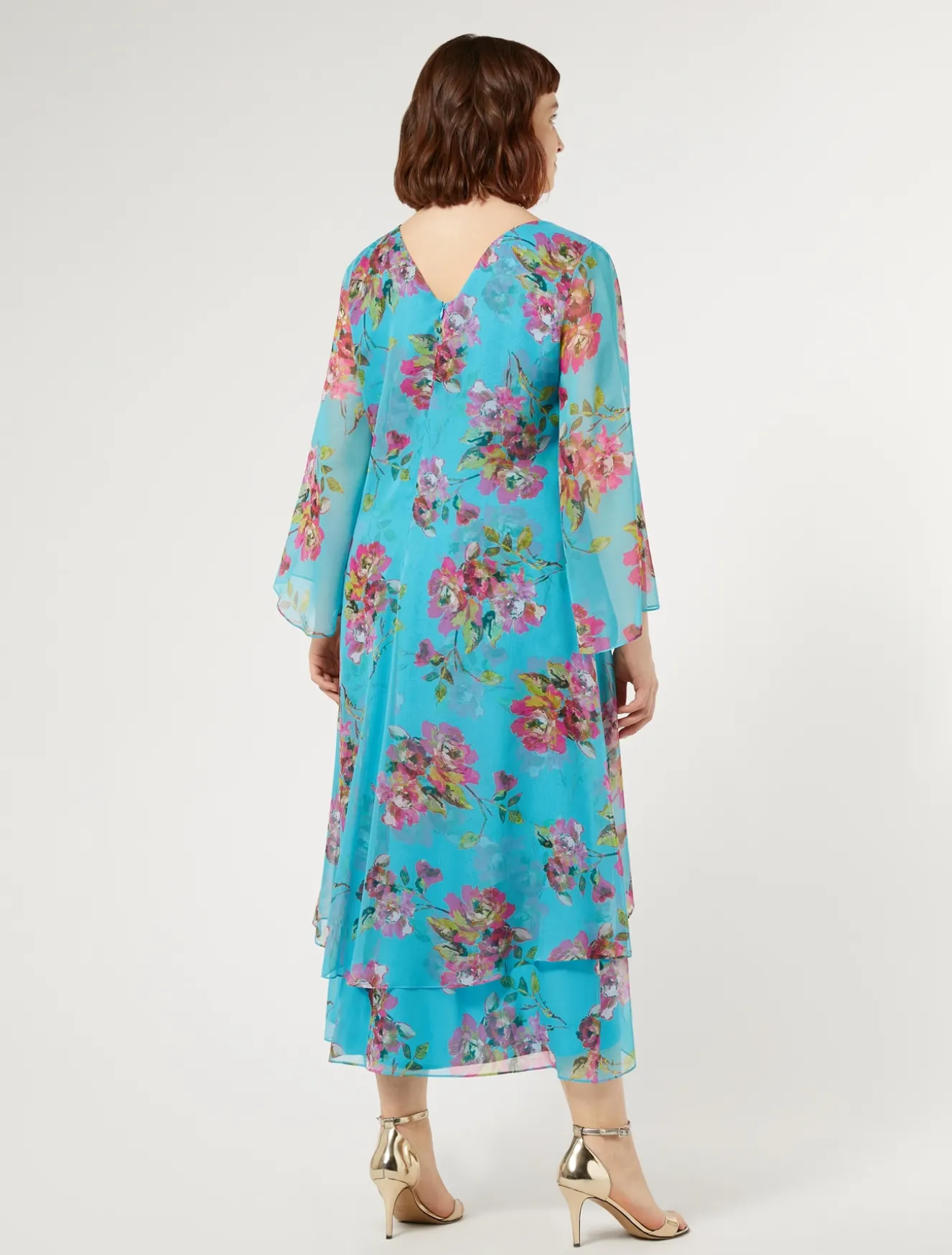 Abito in georgette di seta