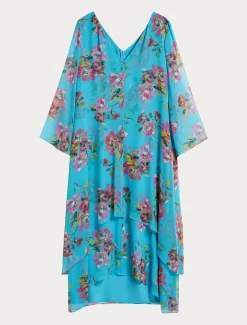 Abito in georgette di seta