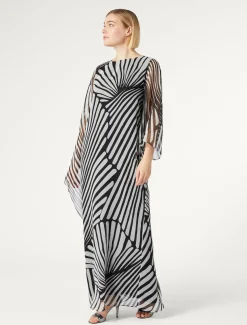 Abito in georgette stampato