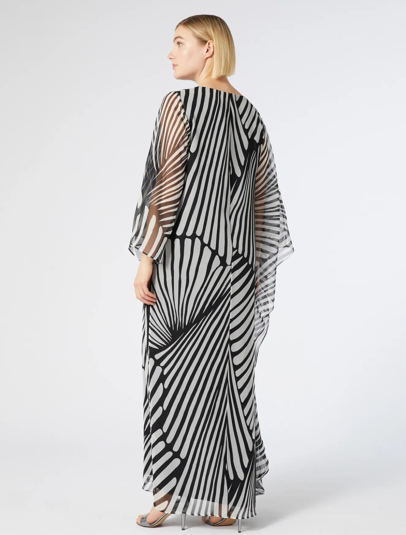 Abito in georgette stampato