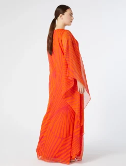 Abito in georgette stampato