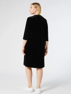 Abito in jersey di velluto