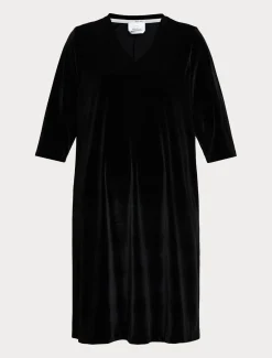 Abito in jersey di velluto