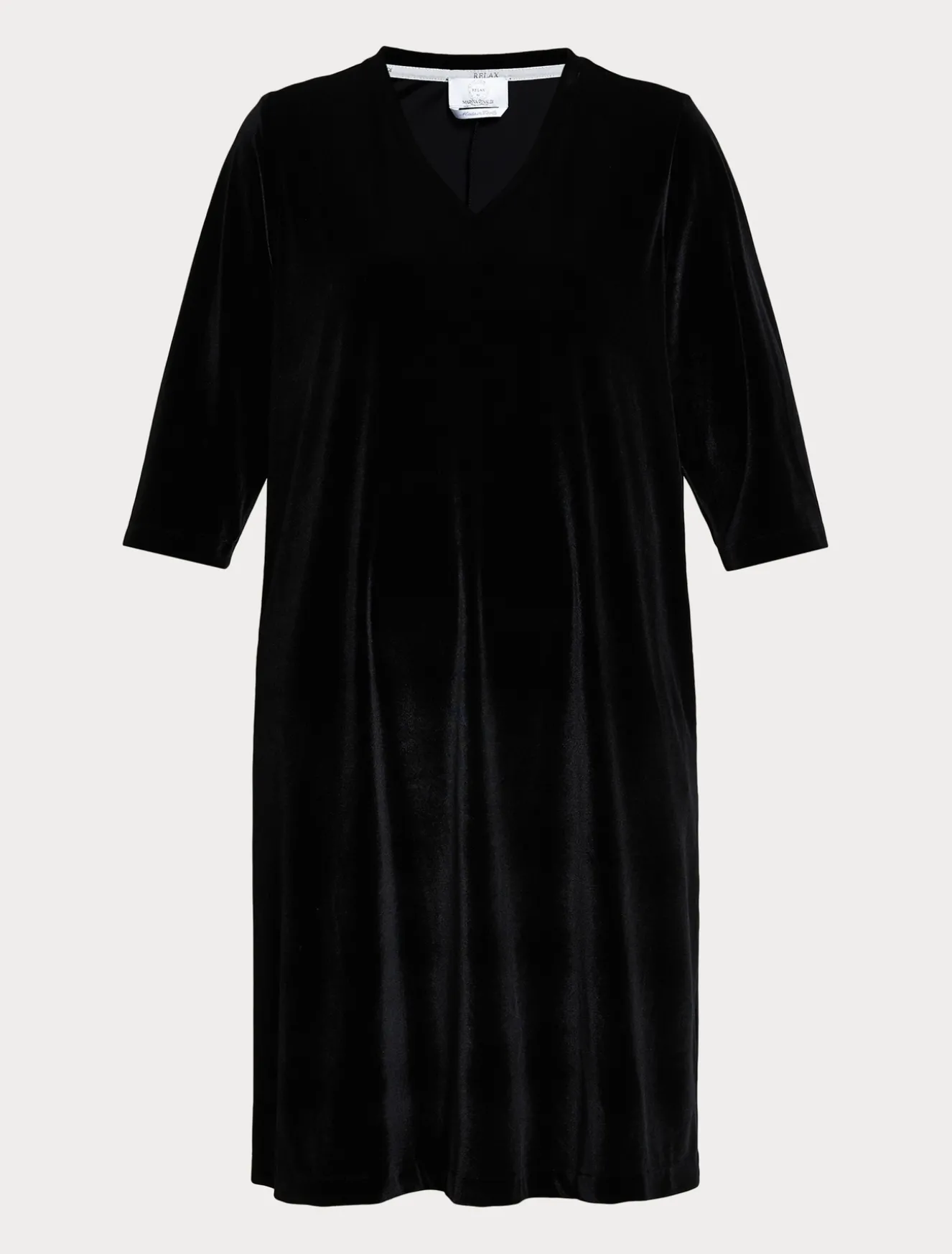 Abito in jersey di velluto