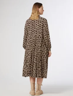 Abito in jersey stampato