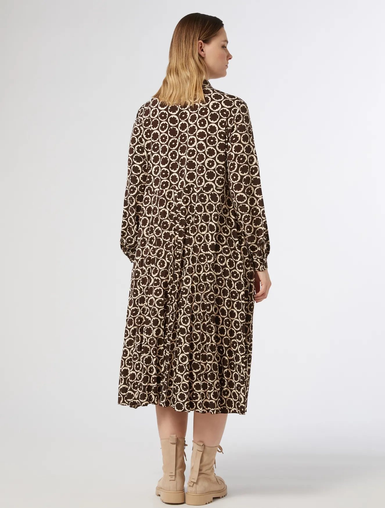 Abito in jersey stampato