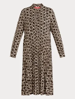 Abito in jersey stampato