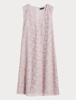 Abito in pizzo laminato