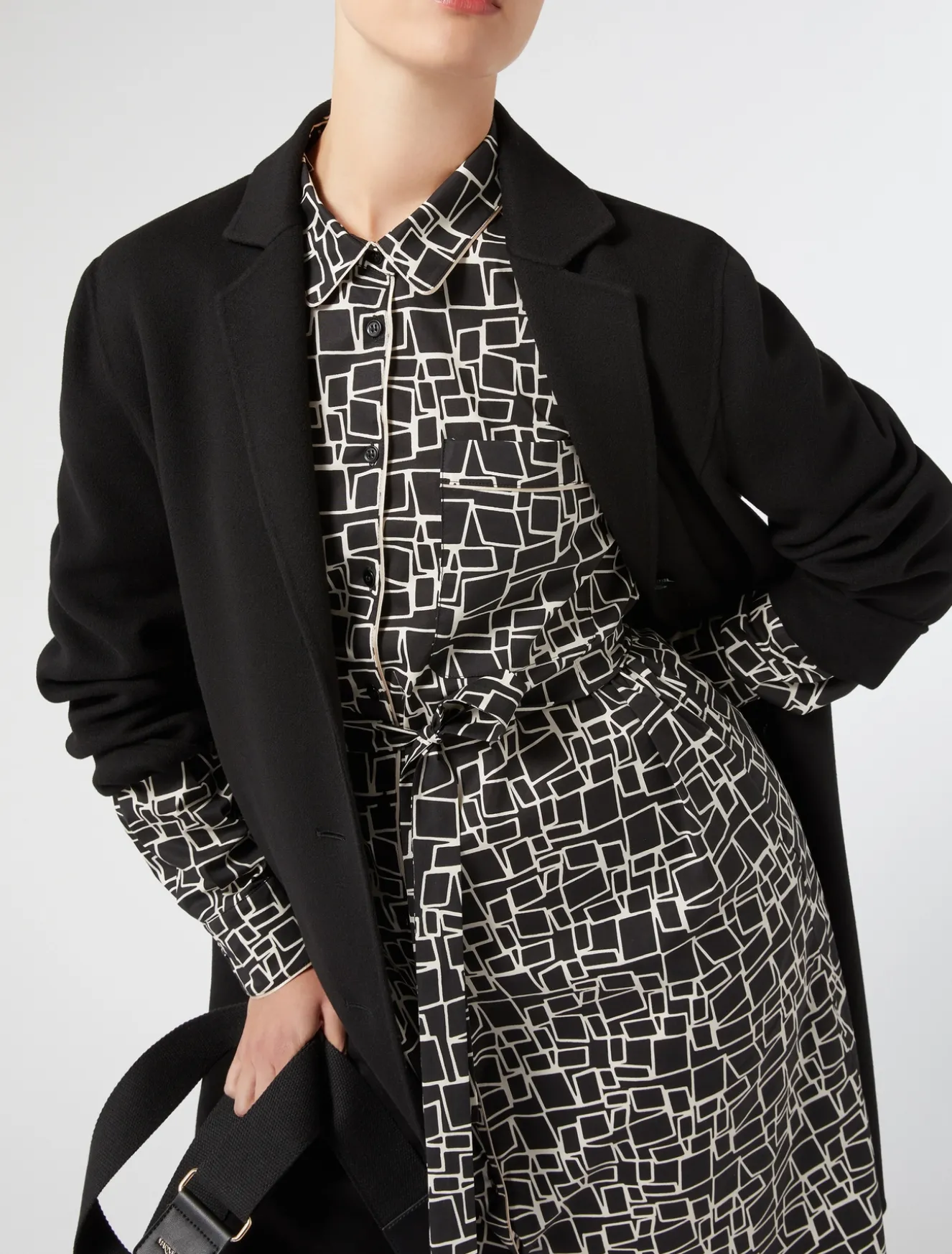 Abito in popeline con stampa