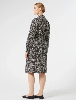 Abito in popeline con stampa