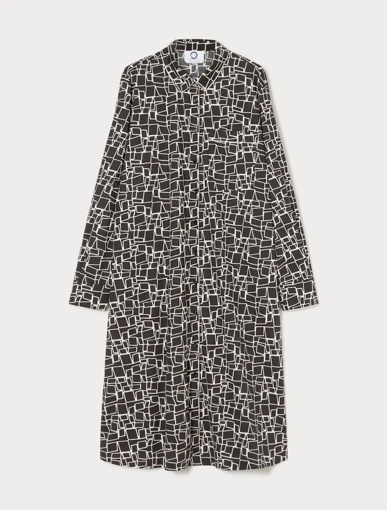 Abito in popeline con stampa