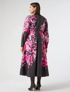 Abito in popeline stampato