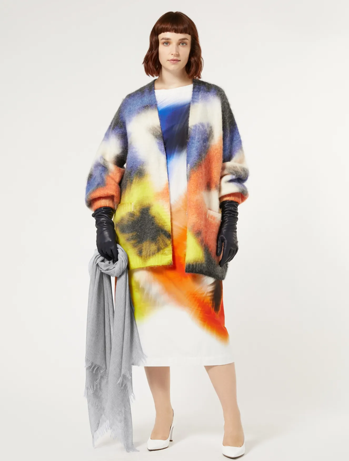 Abito in popeline stampato