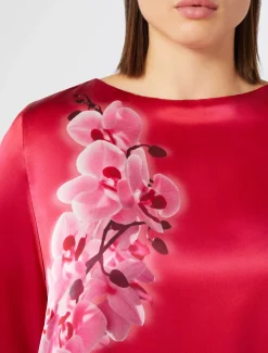 Abito in raso di seta