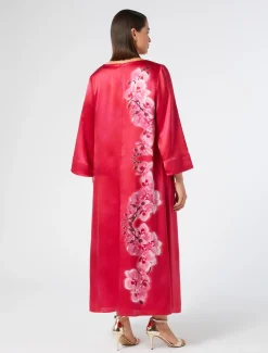 Abito in raso di seta