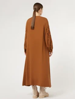 Abito in twill di viscosa