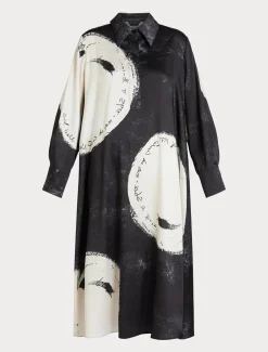 Abito in twill stampato