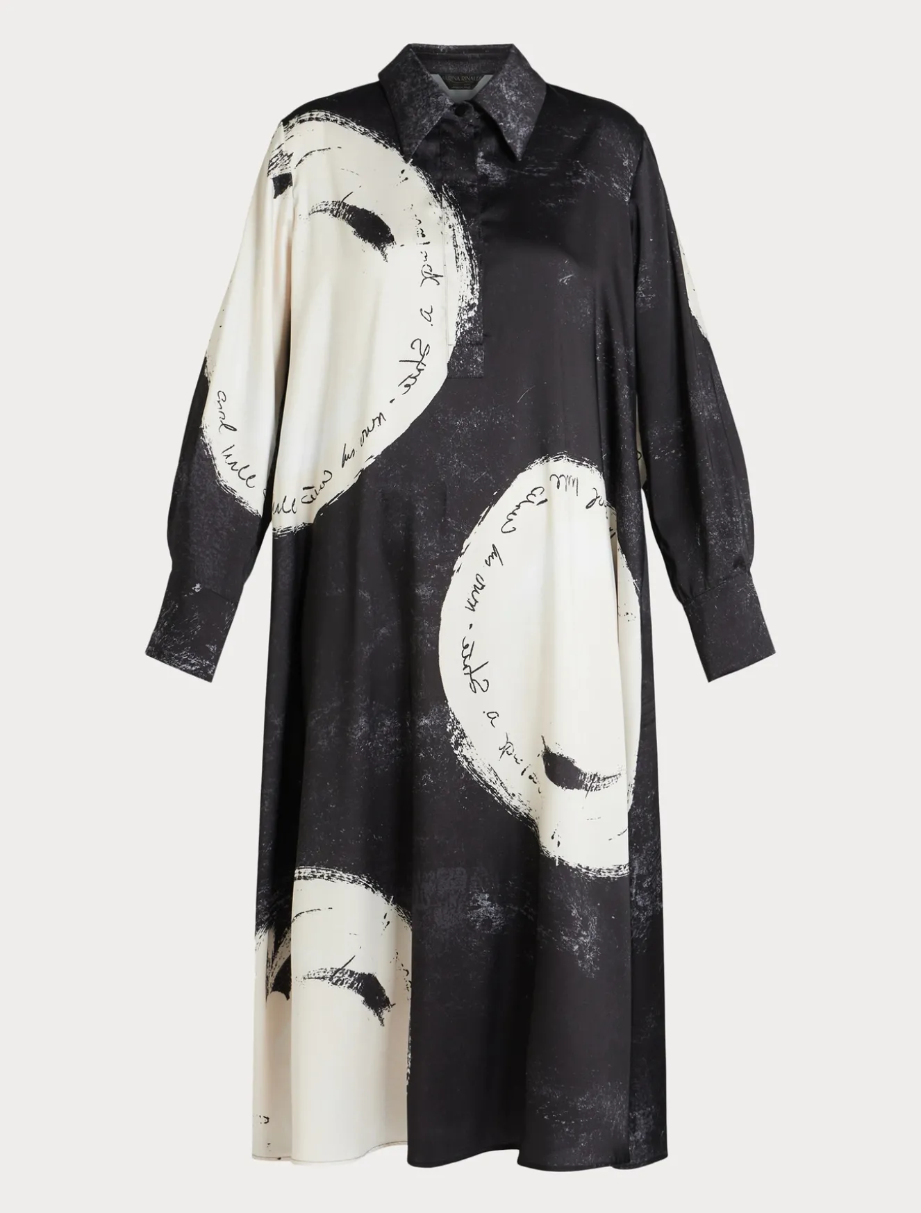 Abito in twill stampato