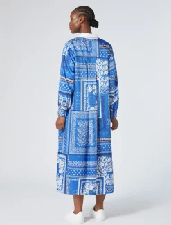 Abito in twill stampato