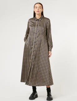 Abito in twill stampato