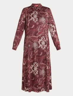 Abito in twill stampato