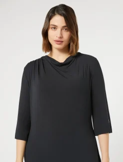 Abito longuette in jersey