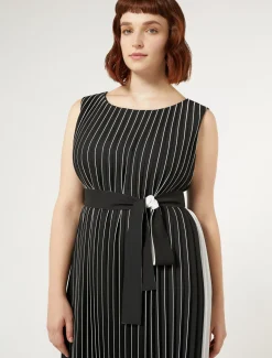 Abito lungo a plissé soleil