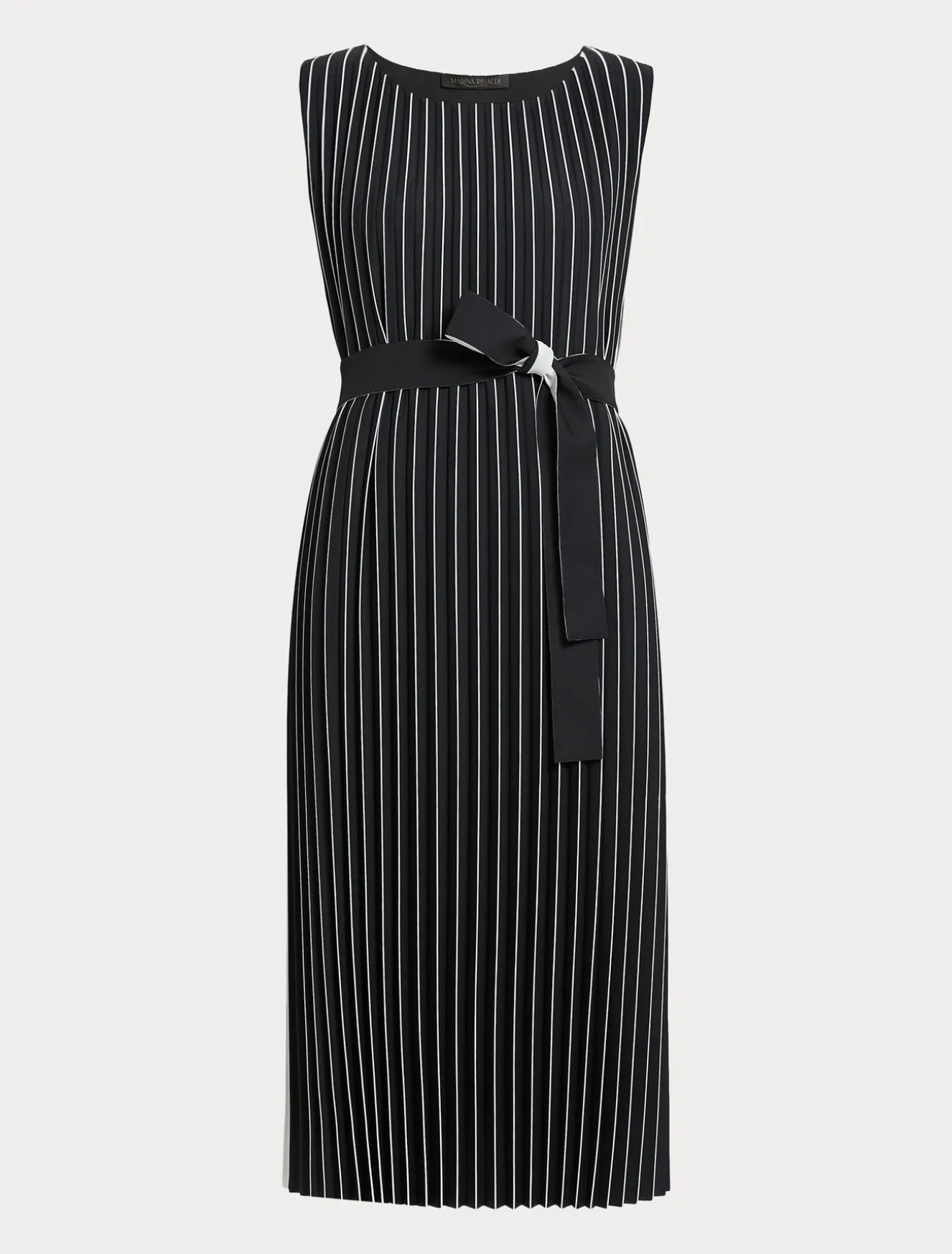 Abito lungo a plissé soleil