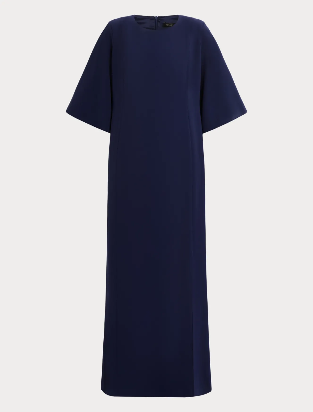 Abito lungo in cady triacetato